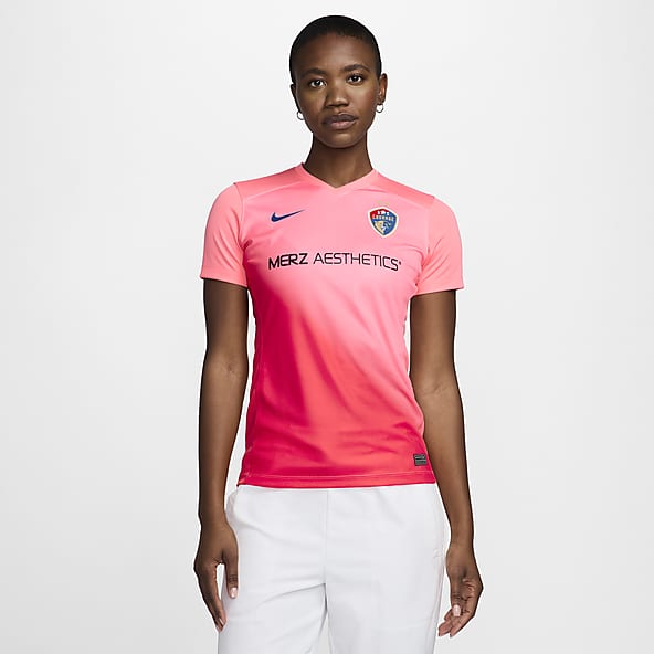 Pink soccer jersey store